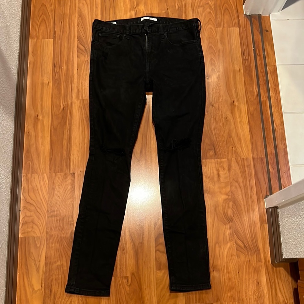 Pacsun Stacked Skinny Ripped Jeans 32x32